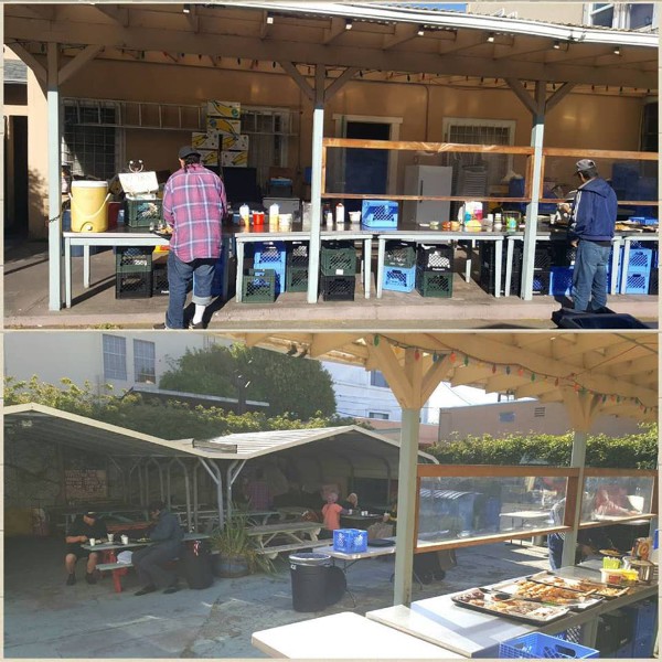 Wrapping up after dinnertime