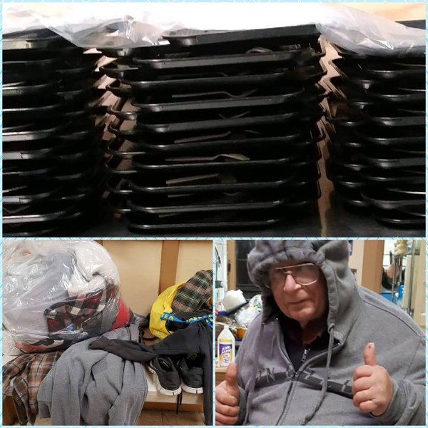 Serving trays donated by LeeAnn D'Arcy Levitre